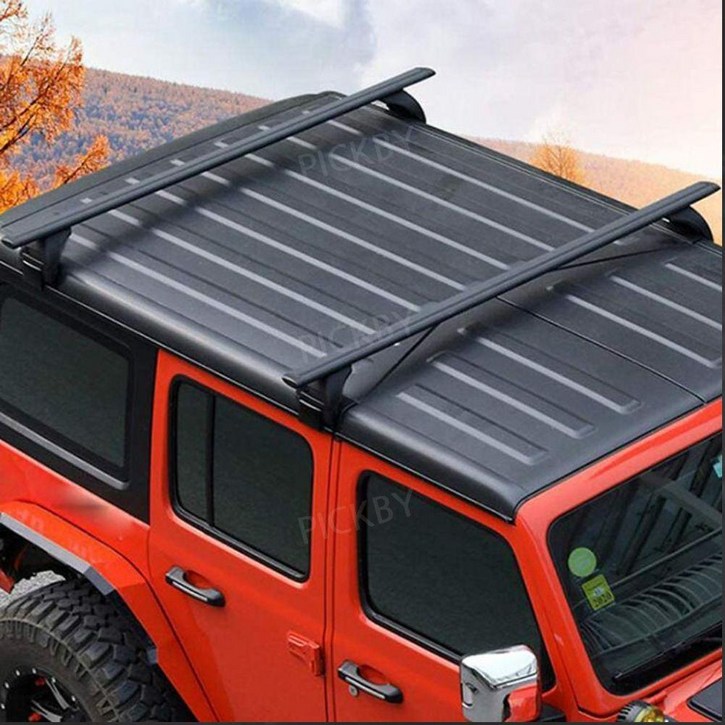 픽바이 랭글러 호환 가로바 JK 루프 지프 빗물받이용 크로스바 JL 루프랙