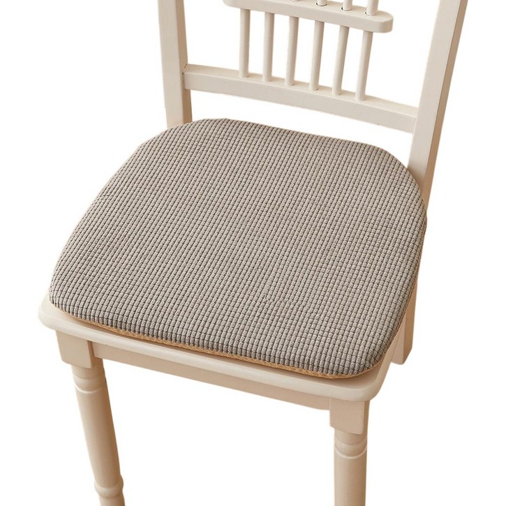 코듀로이 미끄럼방지 식탁 의자 방석 끈고정 의자 방석 분리 세탁 가능 방석