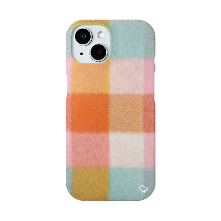 핑고 갤럭시케이스 Pastel Blanket Check 맥세이프케이스