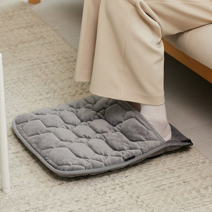 휴라이즈 극세사 온열 전기 발방석 USB 원터치 온도조절