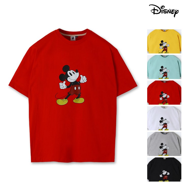 더코그 디즈니 미키마우스 남녀공용 반팔티(MIS013)
