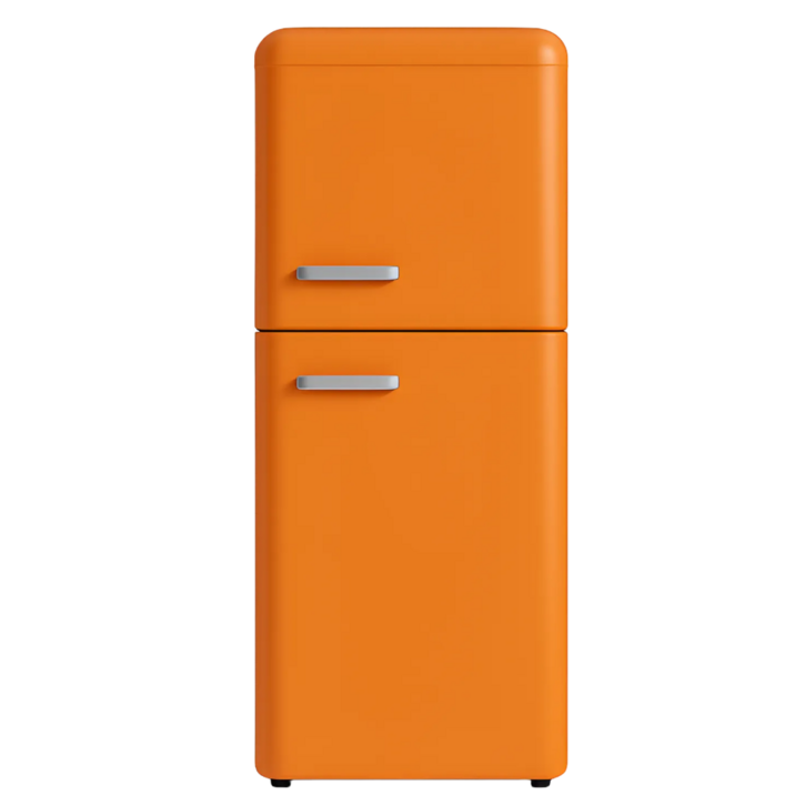 쿨카빙 소형냉장고 미니 원룸 레트로 1등급 냉장고 일반 사무실 작은 코카콜라, 코랄 오렌지, A  냉장52L-냉동20L