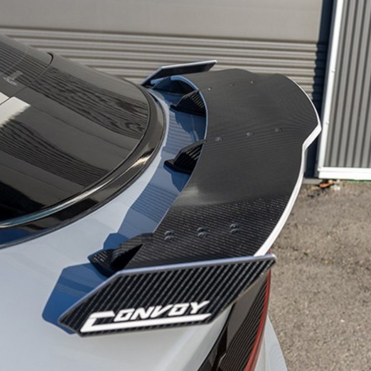 콘보이 더뉴K5 3세대 GT윙 스포일러 버전3, 6D카본(화이트엣지추가), 더뉴K5 3세대