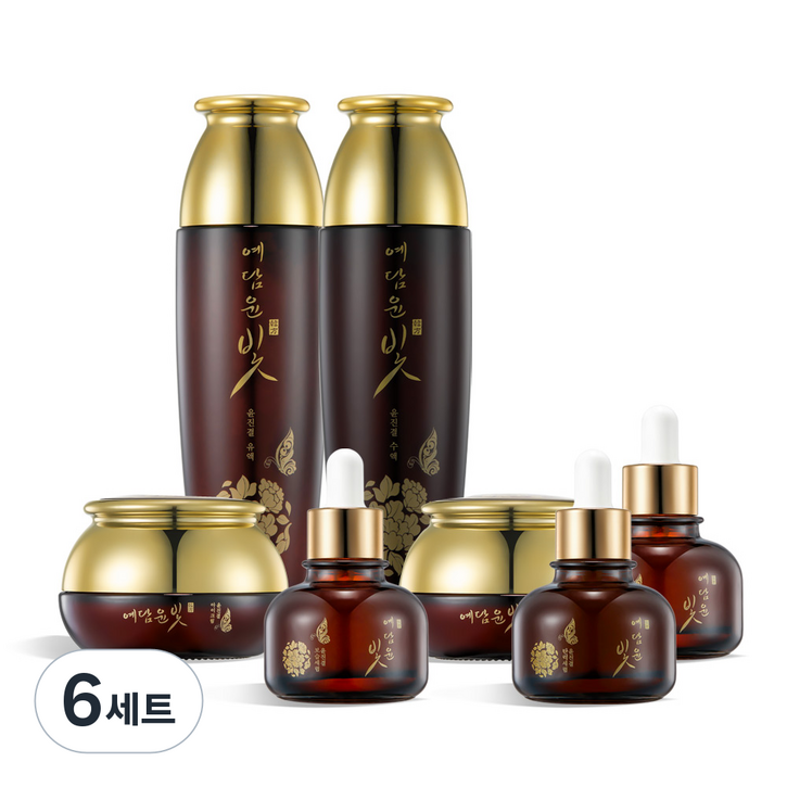예담윤빛 윤진결 여성 스킨케어 7종 세트, 6세트