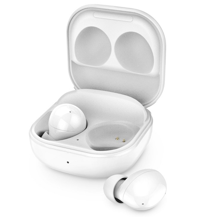 스마텍 무선 충전 블루투스 5.4 이어폰, STBTTW5000, 화이트