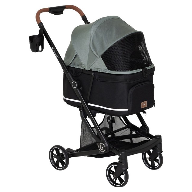 낫쏘빅 토토 펫 유모차  컵홀더, 웜그레이블랙, 1세트