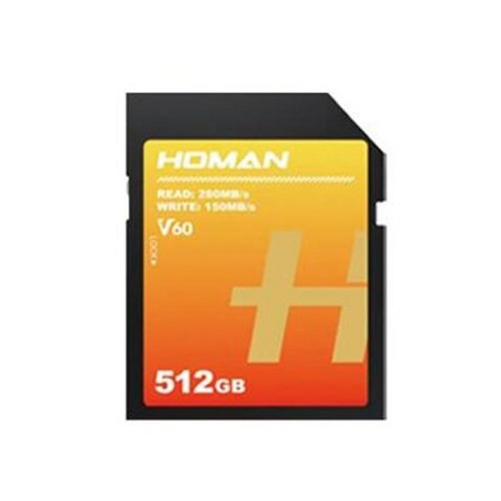 호만 UHSII V60 512GB 소니 캐논 카메라 SD카드, 호만 UHSII SD Card V60 512GB, 1개 호만 UHSII V60 512GB 소니 캐논 카메라 SD카드, 호만 UHSII SD Card V60 512GB, 1개
