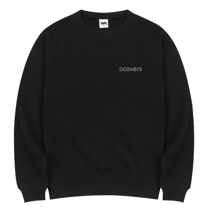 2023 DCOVERS 기모 맨투맨 티셔츠 남자 여자 가을 겨울 긴팔티