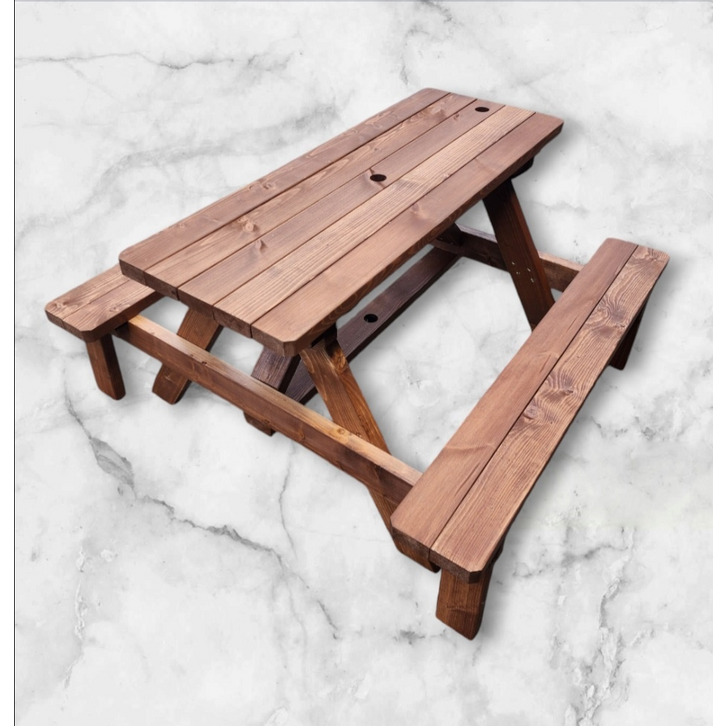 이베스타 A형 미니야외 원목테이블야외테이블