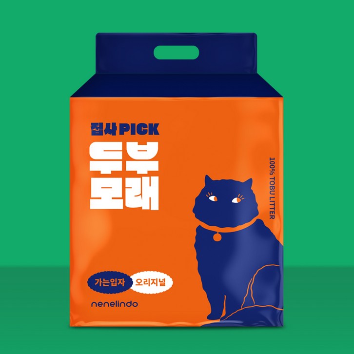 네네린도 집사픽 고양이 두부모래 2.5kg x 6팩