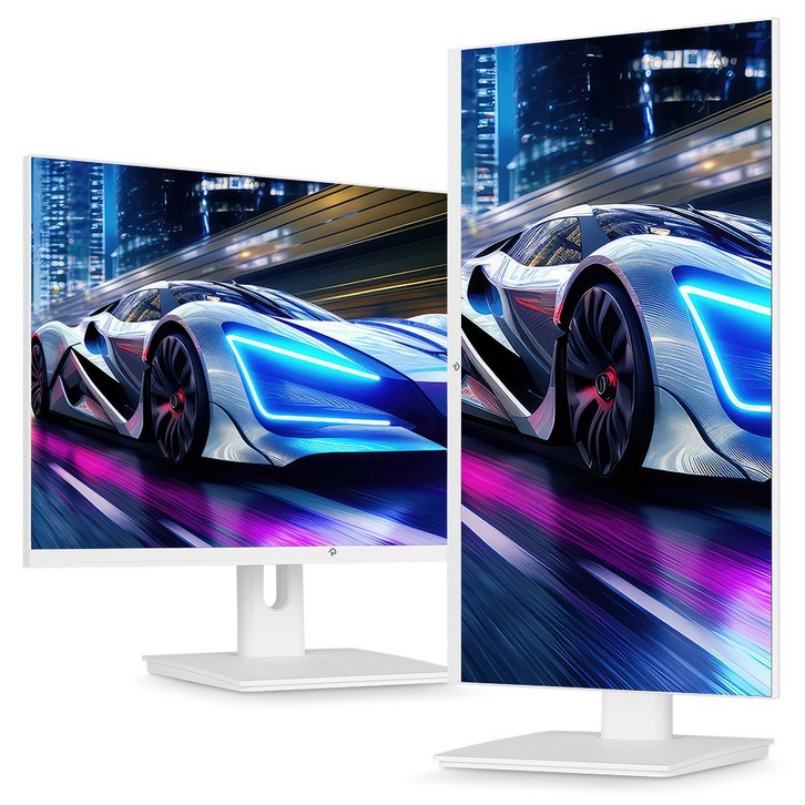 래안텍 ARKCELL 27QAF80CE 화이트 IPS QHD 180 멀티스탠드 무결점 모니터