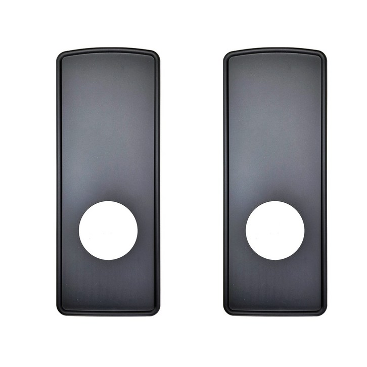 무타공 도어락 번호키 주키 보강판 블랙