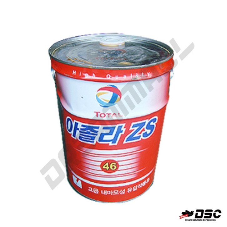TOTAL AZOLLA ZS 46 토탈 아졸라 스크류압축기유 유압작동유 20LTPAIL, 1개