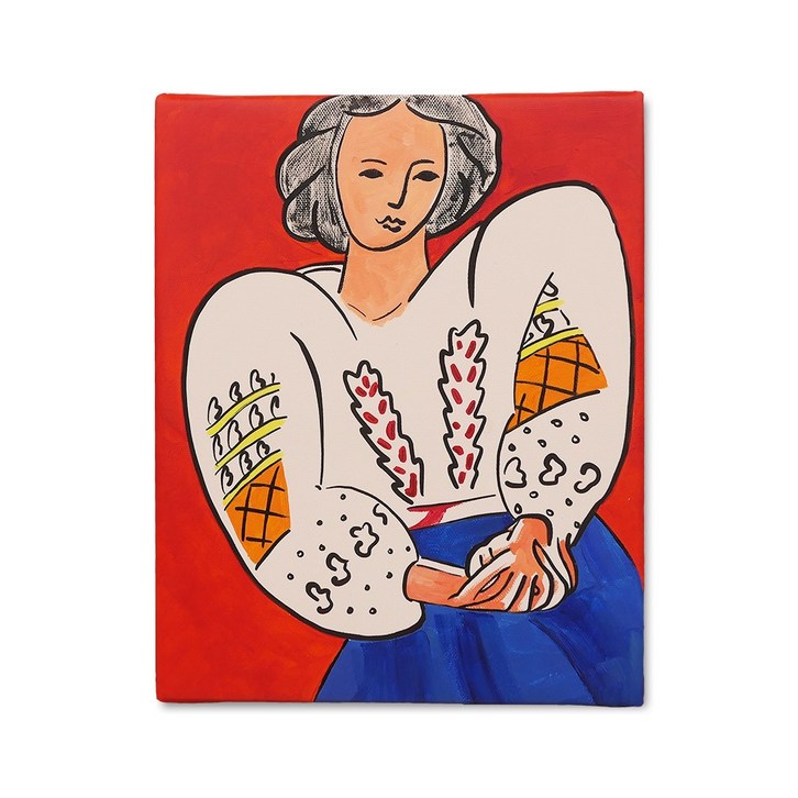 앙리마티스 명화그리기 DIY 미술키트 루마니아풍의 블라우스를 입은 여인
