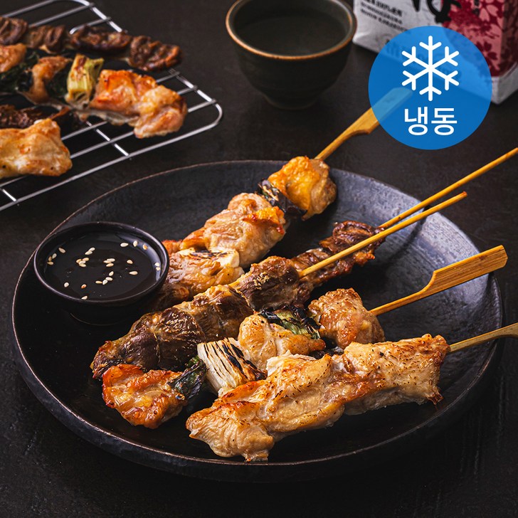 로켓프레시 명품조선 닭모듬꼬치 10꼬치 400g  소스 50g 세트 냉동, 1세트