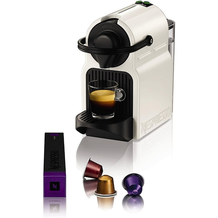 네스프레소 이니시아 캡슐 커피 머신 드롱기 XN1001 화이트, XN1001