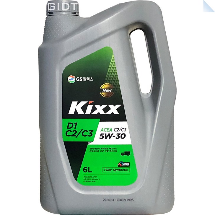 kixx D1 C2C3 5W30 6L 디젤 엔진오일