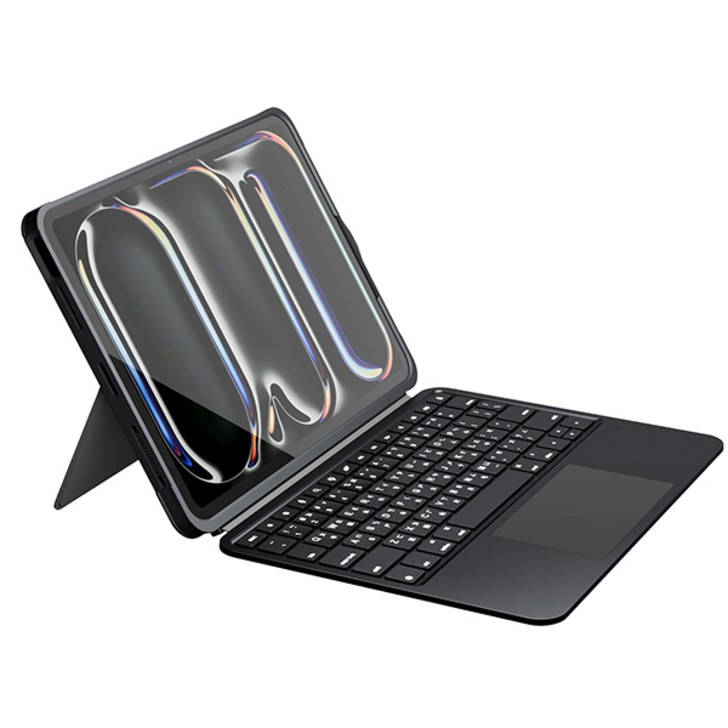 노바플러스 커넥트 C타입 아이패드 포고핀 키보드 케이스, 아이패드 에어 4567세대, 1개