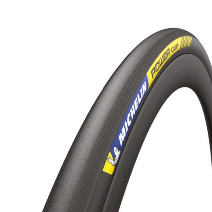 미쉐린 파워컵 튜브타입 클린처 로드타이어 25C 블랙색상, 1개