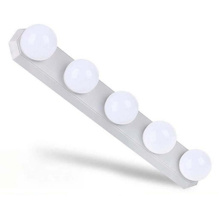 모가비 LED 거울 조명 메이크업 화장대 5구조명 USB 전원