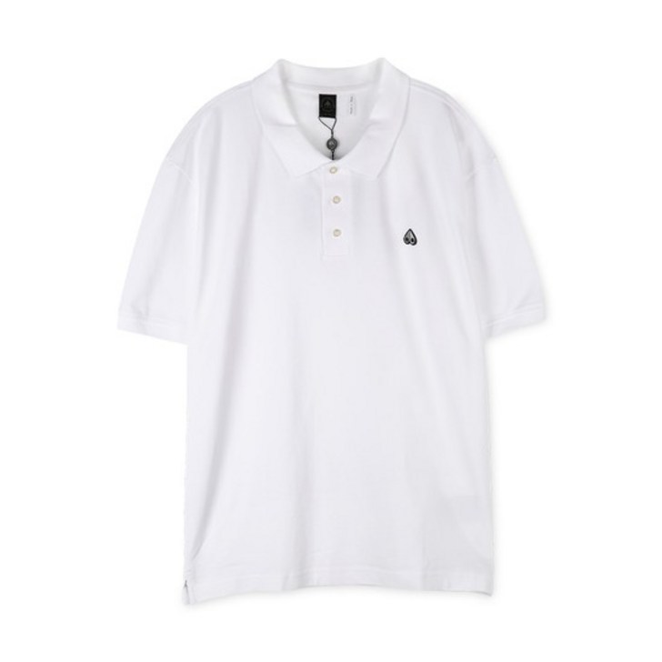 무스너클 남성 로고 패치 화이트 카라티 M12MT712 160