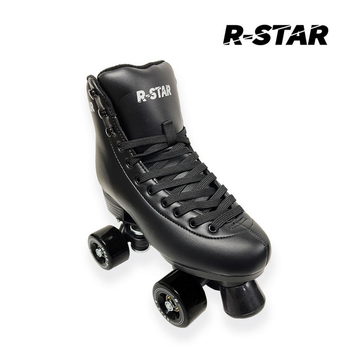 롤링스타 청소년 성인 더블랙 롤러스케이트 롤러장 롤러
