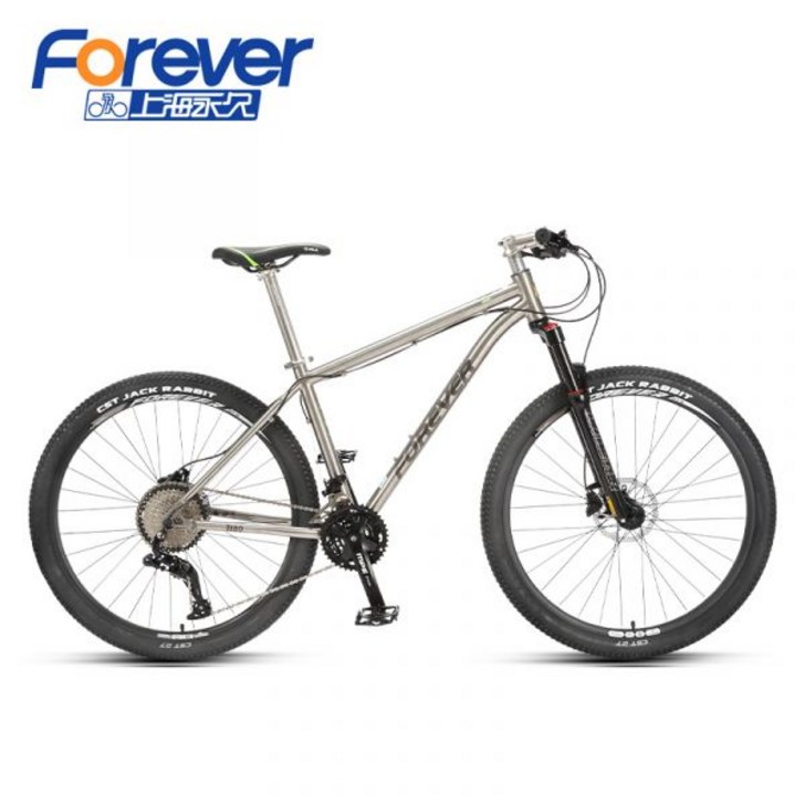 Forever 산악 자전거 남성 오프로드 티타늄 합금 프레임 경량 초경량 36 단 27.5 인치 어셈블리