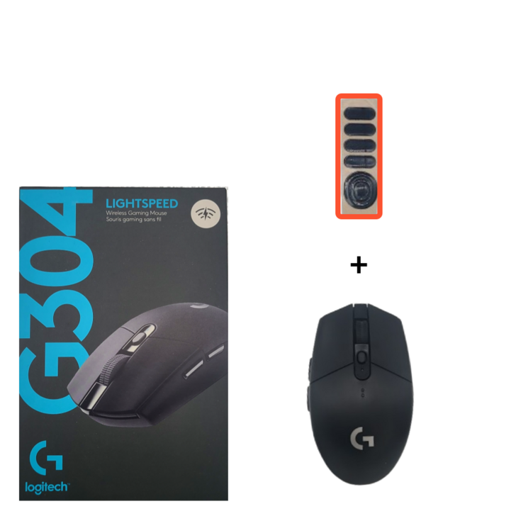 로지텍 G304 무선마우스 게이밍 LIGHTSPEED Wireless Mouse 당일발송, 블랙