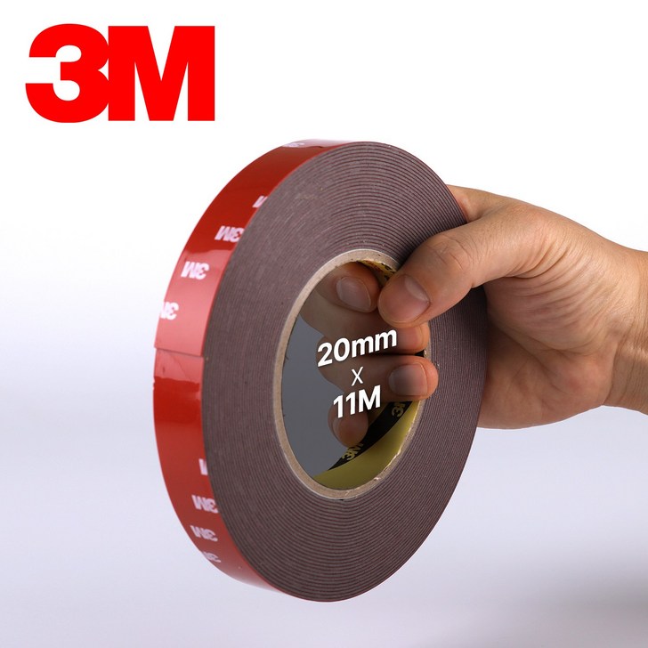 쓰리엠3M 대용량 11m 초강력 폼 양면테이프 20mm