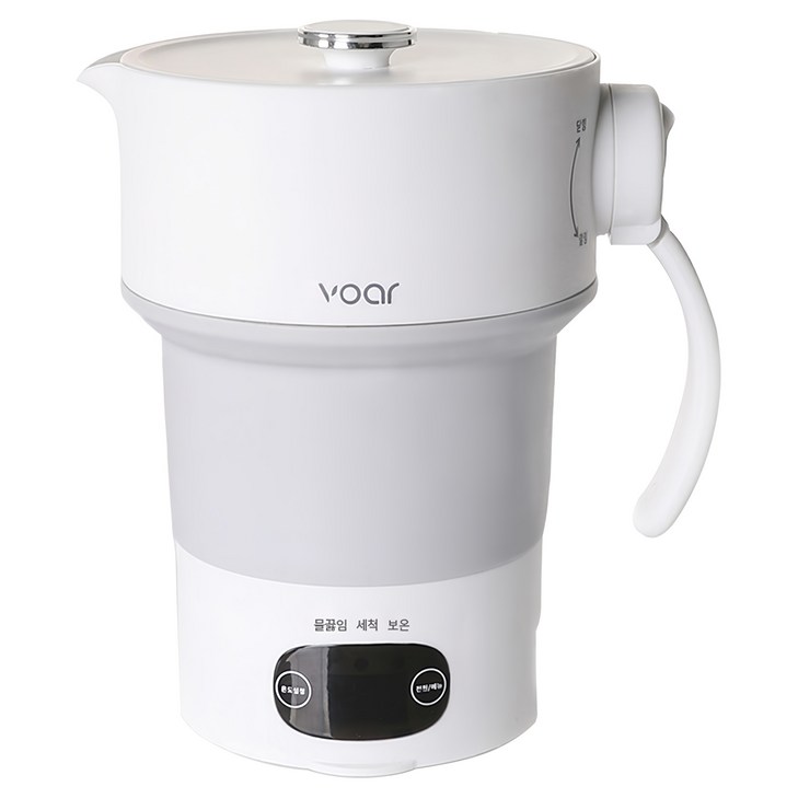 보아르 이지 전기포트 M1 접이식 분유포트 휴대용 미니 여행용 온도조절 커피포트, VOKI014