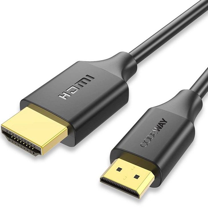 코드웨이 Mini HDMI to HDMI 2.0 케이블, 1개, 1m 코드웨이 Mini HDMI to HDMI 2.0 케이블, 1개, 1m