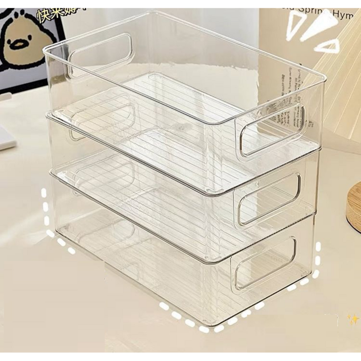 펜트리 화장품 투명 정리함