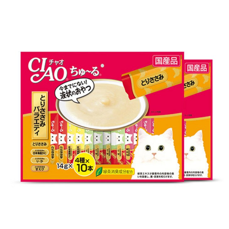 챠오 츄르 고양이 간식 닭 SC133 40p