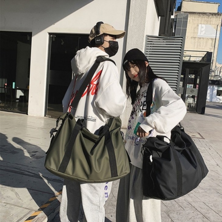 JJ 남여공용 여행용 보스턴백 여행용 피트니스 스포츠 헬스 보스톤 테니스 가방 크로스백 토트백 숄더백