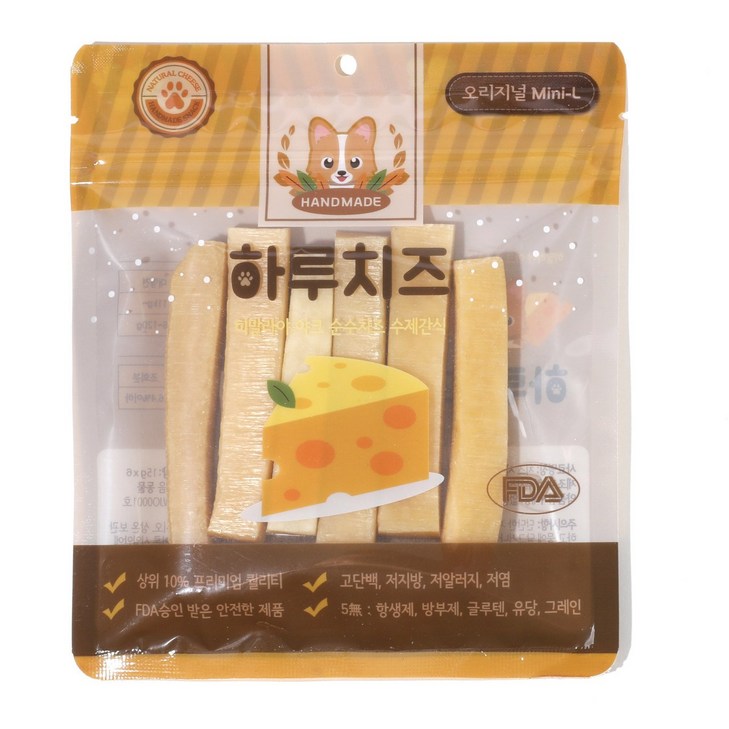 미니치즈바 하루치즈 천연100히말라야 야크치즈 도그츄, 90g, 1팩