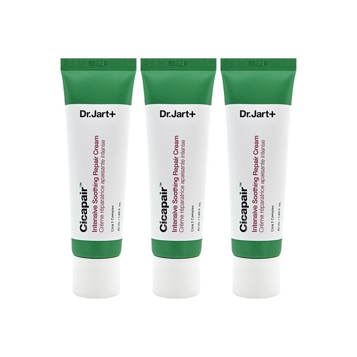 닥터자르트 시카페어 인텐시브 수딩 리페어 크림 50ml 3개