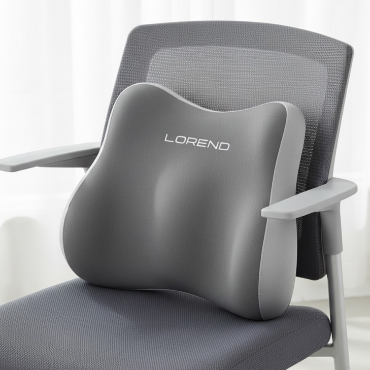 로렌드 하루종일 편안한 사무실 의자 등받이 허리 쿠션 받침대