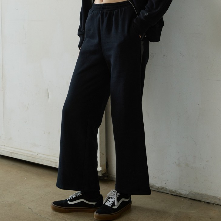 Lipbbam 코튼 더블소프트 사틴 테이프 플리스 기모 팬츠 LPW010