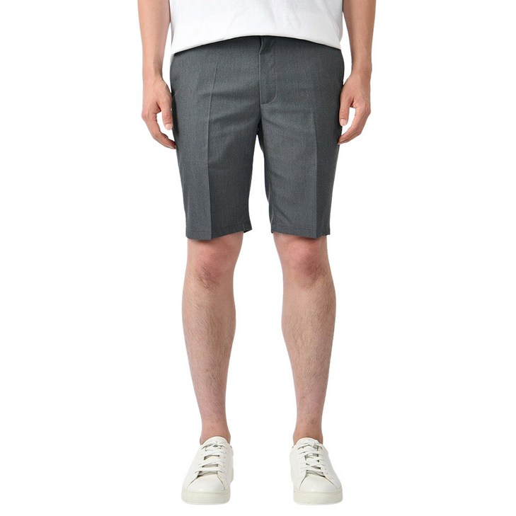 핫코드 남성용 여름 옆밴드 정장 5부 스판 슬랙스 반바지