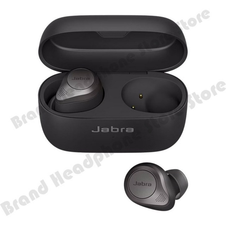 Jabra Elite 85t 진정한 무선 블루투스 이어폰 스포츠 소음 감소 헤드셋 음악 게임 헤드폰 충전 케이스