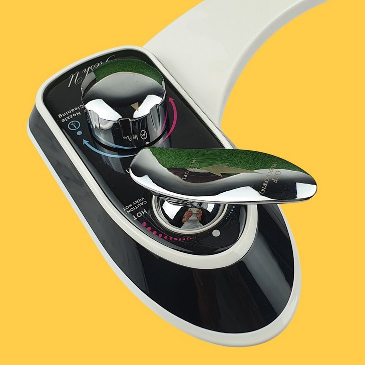 프레시유 수동식 무전원 기계식 비데 노즐 크리닝 기능 냉수 모델