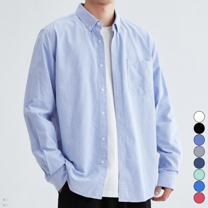 턴키 다운버튼 옥스포드 셔츠 TK1790