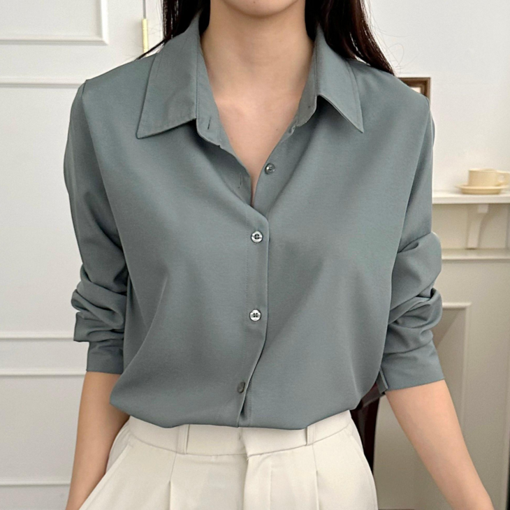 루나제이 여성 블라우스 구김없는 여자 셔츠 링클프리 14가지 컬러