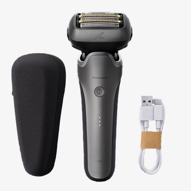 파나소닉 람대쉬 PRO 5중날 전기 면도기 ESL550U, 1개, 블랙