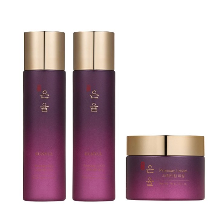 은율 프리미엄 한방 토너로션크림 3종세트, 1세트스킨150ml, 로션150ml, 크림60g, 15세트