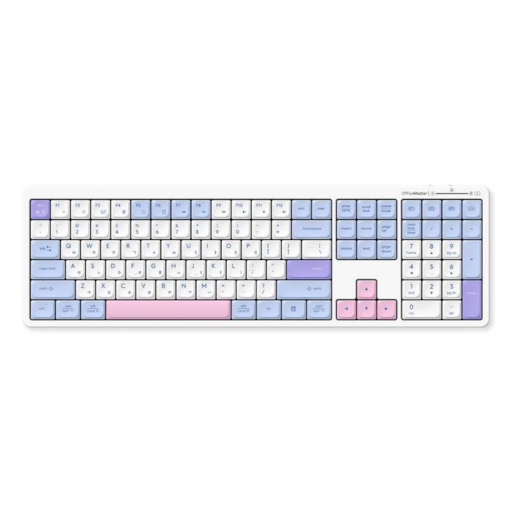 한성컴퓨터 OfficeMaster 3모드 저소음 펜타그래프 유무선 키보드 한성컴퓨터 OfficeMaster 3모드 저소음 펜타그래프 유무선 키보드