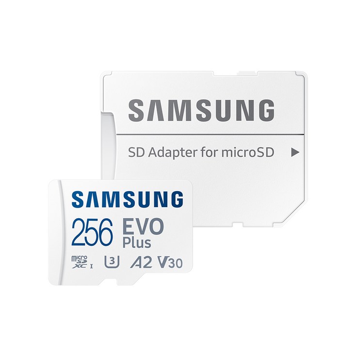 삼성전자 공식인증 정품 마이크로SD카드 EVO PLUS MB-MC256SA/KR, 256GB - 투데이밈