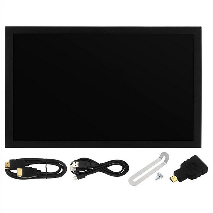 7인치 휴대용 디스플레이 IPS 1024x600 LCD HDMI 호환 VGA AV 입력 DC 유형 전원 노트북 카메라 박스 DVD