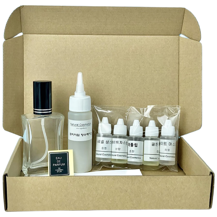 투베이스 조향 향수 만들기 화장품 체험 DIY 키트 60ml유리용기