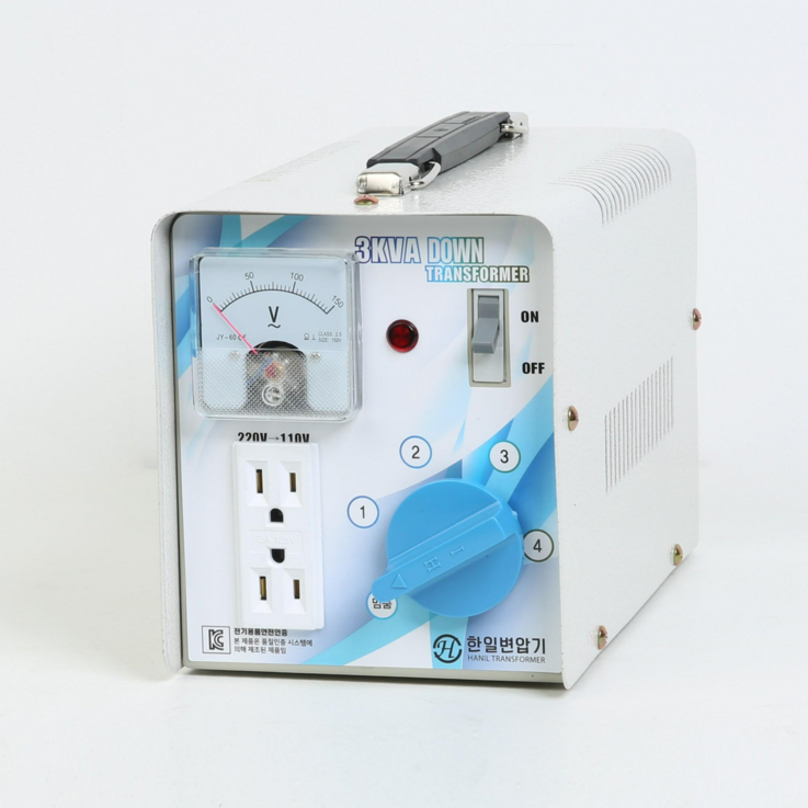 1,2,3,5kva 다운변압기승압변압기한일트랜스도란스국내용, 1개